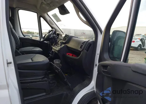 2024 Ram Promaster 2500 Tradesman High Roof 159 Wb W/Pass Seat from USA, damaged, VIN 3C6LRVDG6RE132182